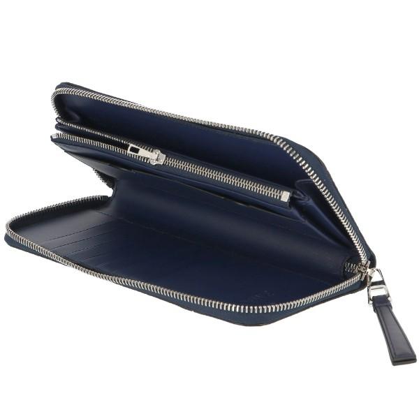 ロエベ/LOEWE 財布 メンズ PUZZLE ラウンドファスナー長財布 NAVY BLUE 12499U46-0052-5110