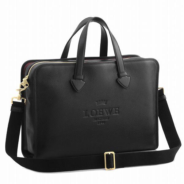 ロエベ LOEWE バッグ メンズ CASUAL LEATHER ビジネスバッグ ブラック 377.79.D01-0009-1100