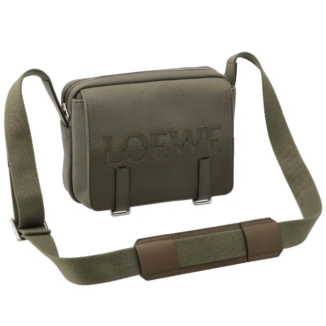 ロエベ/LOEWE バッグ メンズ MILITARY MESSENGER MILITARY SIGNAT XS ショルダーバッグ KHAKI ショルダーバッグ メンズ GREEN ロエベ/LOEWE バッグ メンズ MILITARY MESSENGER MILITARY SIGNAT XS ショルダーバッグ KHAKI ショルダーバッグ メンズ GREEN