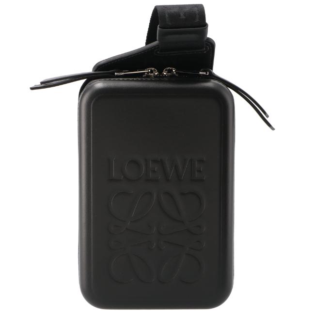 ロエベ/LOEWE バッグ メンズ LEATHER MOLDED SLING ボディバッグ/ウエストポーチ BLACK B987W42X07-0008-1100｜importbrandgrace｜02