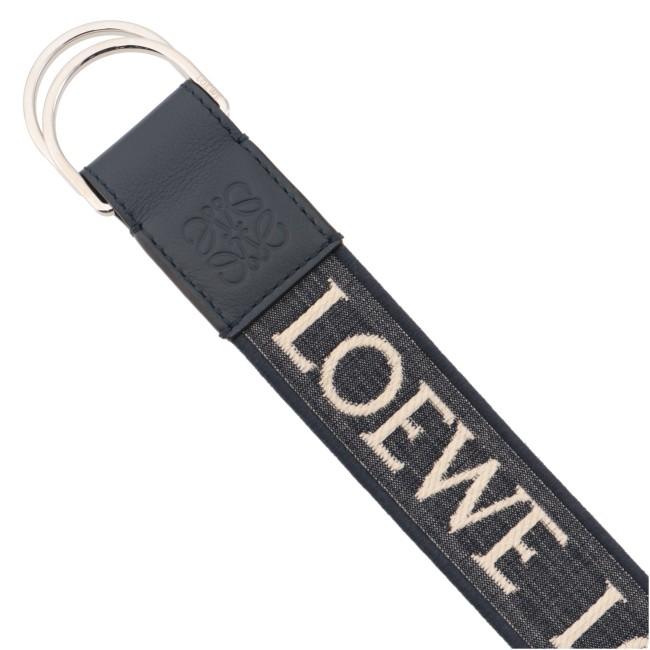 ロエベ/LOEWE ベルト メンズ D RING LOEWE BELT Dリングベルト DEEP NAVY/PALLADIUM E619238X14-0063-1664｜importbrandgrace｜02