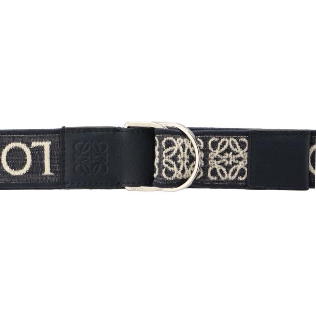 ロエベ/LOEWE ベルト メンズ D RING LOEWE BELT Dリングベルト DEEP NAVY/PALLADIUM E619238X14-0063-1664｜importbrandgrace｜06