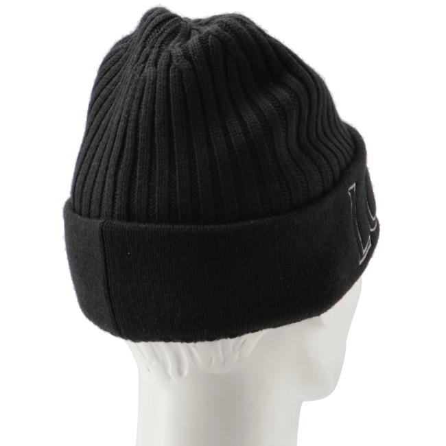 LOEWE ロエベ/LOEWE 帽子 メンズ BEANIE ニットキャップ BLACK LOEWE ロエベ/LOEWE 帽子 メンズ BEANIE ニットキャップ BLACK