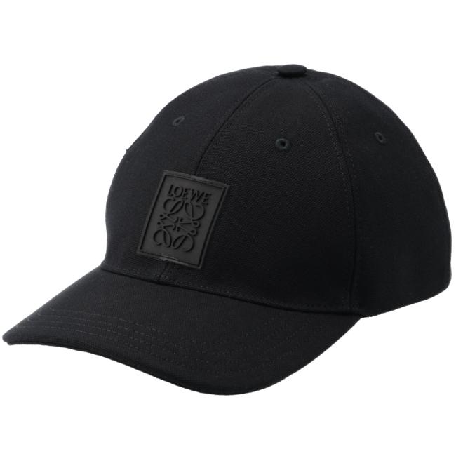 LOEWE ロエベ/LOEWE 帽子 メンズ PATCH CAP キャップ BLACK LOEWE ロエベ/LOEWE 帽子 メンズ PATCH CAP キャップ BLACK