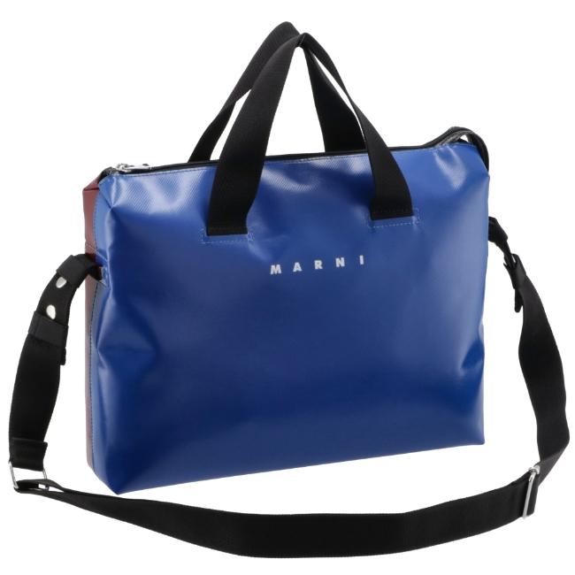 マルニ/MARNI バッグ メンズ ポリエステル 2Wayビジネスバッグ ROYAL+ 