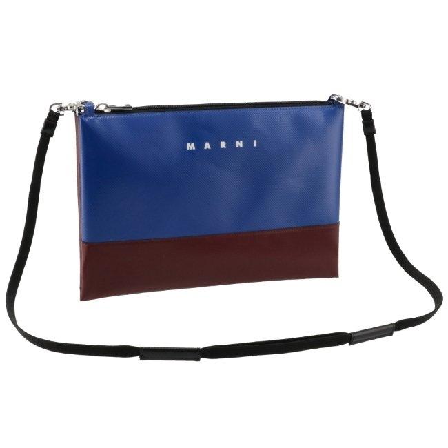 格安即決 マルニ Marni バッグ メンズ ポリエステル ショルダーバッグ Royal Burgundy 21年秋冬新作 Sbmq0044a0 P3572 Z2o27 大流行中 Www Alcooltest Ro