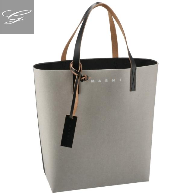 マルニ/MARNI バッグ メンズ セルロース×カーフスキン トートバッグ  