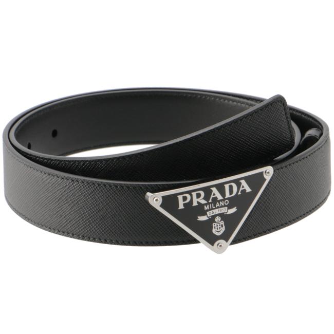 PRADA プラダ/PRADA ベルト メンズ 型押しカーフスキン レザー PRADA プラダ/PRADA ベルト メンズ 型押しカーフスキン レザー