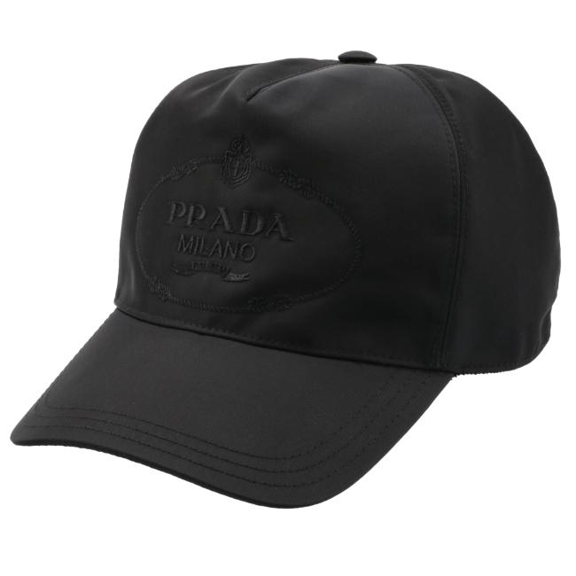 SALE プラダ/PRADA 帽子 メンズ キャップ NERO 2HC179-2DMI-002 YPP｜importbrandgrace