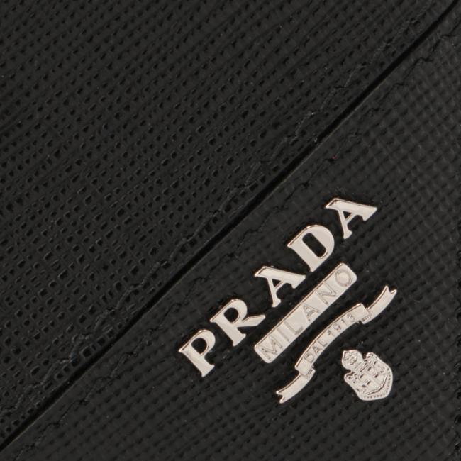 プラダ/PRADA 財布 メンズ 型押しカーフスキン 二つ折り財布 NERO 2MC066-QME-002｜importbrandgrace｜07