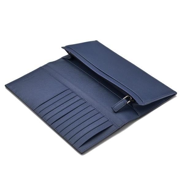PRADA プラダ/PRADA 財布 メンズ 型押しカーフスキン 二つ折り長財布  