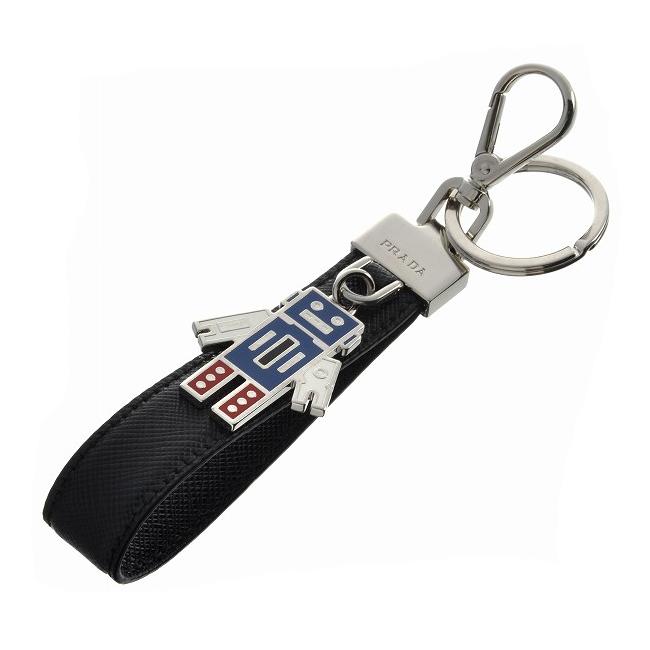 PRADA キーホルダー・キーリング プラダ PRADA キーリング キーホルダー PORTACHIAVI PELLE