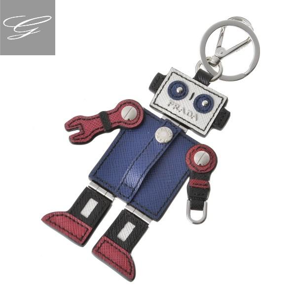 衝撃特価 ロボット キーリング プラダ プラダ 2tl173 Epd S2k ホワイト レッド ネイビー キーホルダー メンズ キーリング Prada キーリング 財布 帽子 ファッション小物 Itse Edu Co