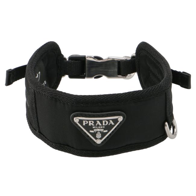 プラダ/PRADA 首輪 メンズ エコナイロン ペットカラー NERO 2YC016 