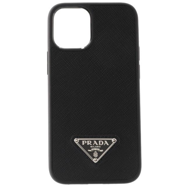 プラダ/PRADA iPhone 12 Mini メンズ 型押しカーフスキン アイフォン 