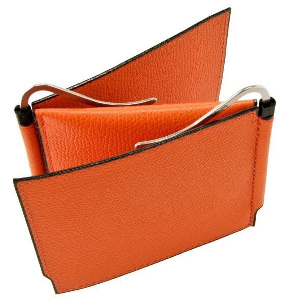 Valextra オレンジ マネークリップ