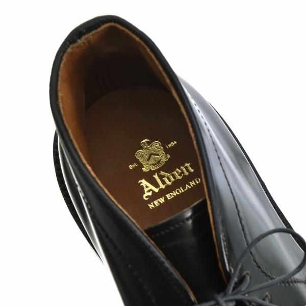【ほぼ未使用】 オールデン/ALDEN シューズ メンズ コードバン チャッカブーツ BLACK 1340-0001-0001 【RIZ1556194516】(55080円)