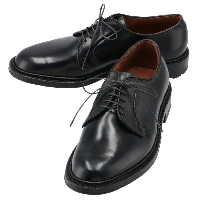 ALDEN 93037 ブラック スエード プレーントゥ US8D バリーラスト