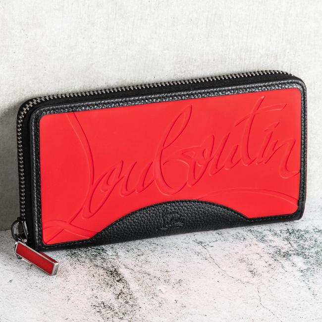 クリスチャンルブタン Christian Louboutin 長財布 パネトーネ スパイク ブラック クリスチャン ルブタン Christian Louboutin 長財布 PAN.ロゴスタッズ ラウンド 3175224 ギフトラッピング無料