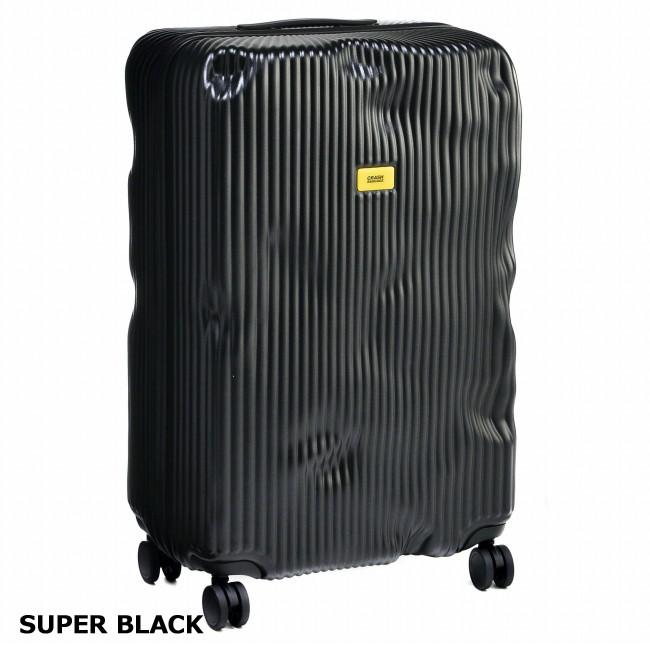 CRASHBAGGEGE 　クラッシュバゲージ　ブラック キャリーケース ブラック Mサイズ（商品コード：cb162-01） | CRASH BAGGAGE