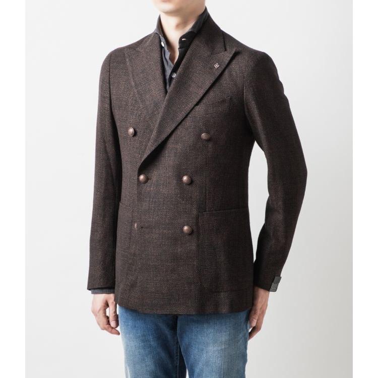 極美品】秋冬物 TAGLIATORE メンズ ジャケット 50 LL ブラウン
