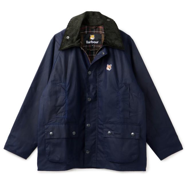 Barbour × maison kitsune ビューフォートWAXジャケット