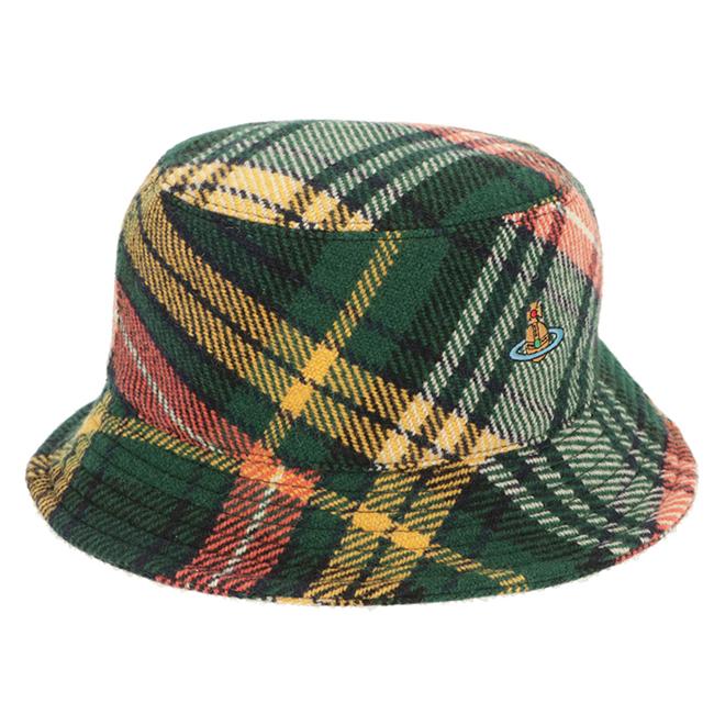 Vivienne Westwood チェック柄 バケットハット Vivienne Westwood MAN（ヴィヴィアンウエストウッドマン）の
