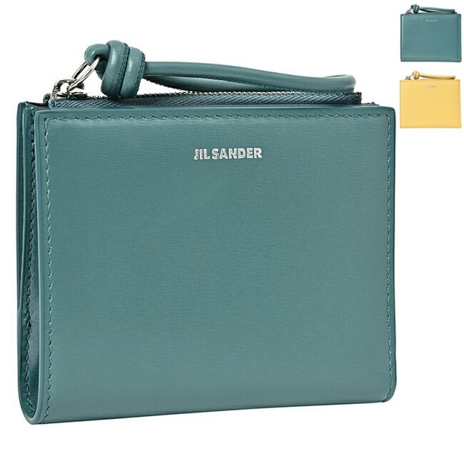 JIL SANDER アイボリー 二つ折り財布 JIL SANDER ジルサンダー Jil Sander 二つ折り財布 レディース