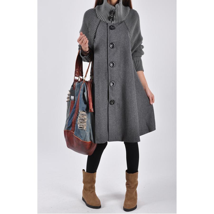 秋 コート レディース ウール アウター OL 通勤 秋 冬 | ブランド登録なし | 03