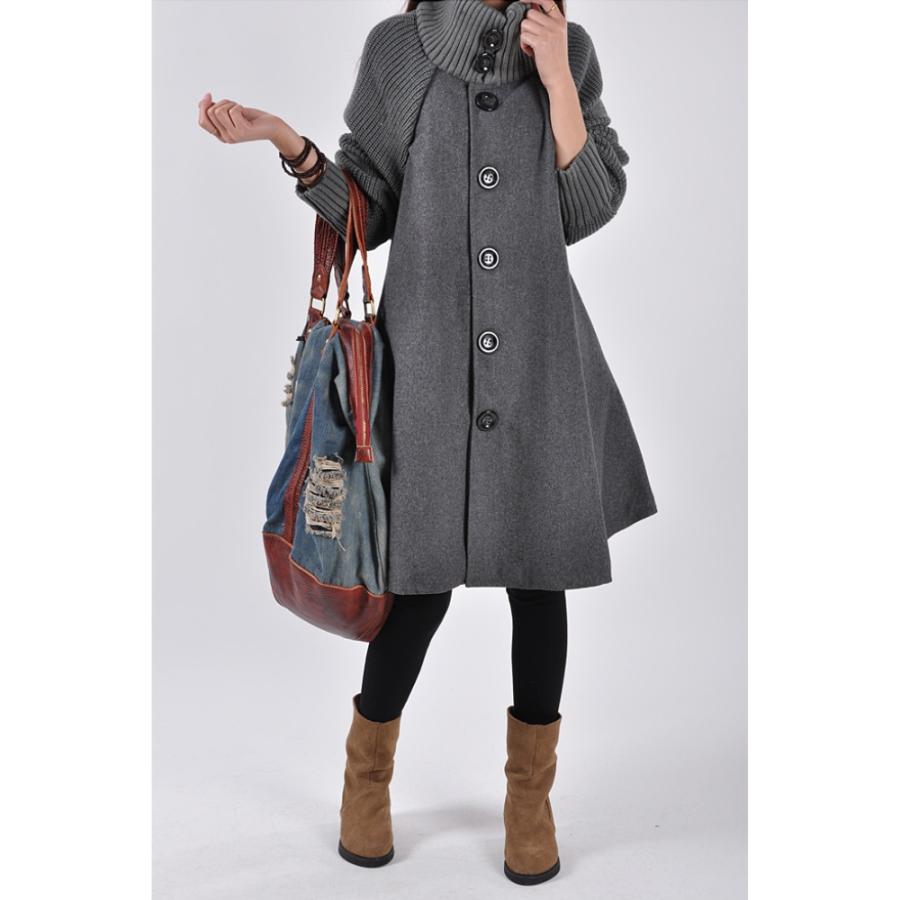 秋 コート レディース ウール アウター OL 通勤 秋 冬 | ブランド登録なし | 01