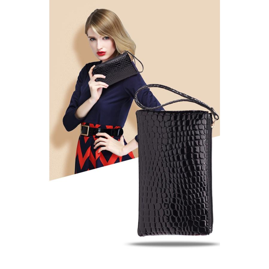 長財布 ポーチ 薄型 通帳 ケース 小物入れ レディース メンズ ストラップ付き 印鑑ケース マルチポーチ | ブランド登録なし | 01