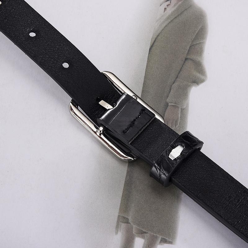 ベルト ワニ柄 革 レディース クロコダイル柄 細い | ブランド登録なし | 09