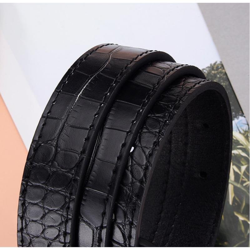 ベルト ワニ柄 革 レディース クロコダイル柄 ビジネス 仕事 スーツ カジュアル 細い | ブランド登録なし | 05