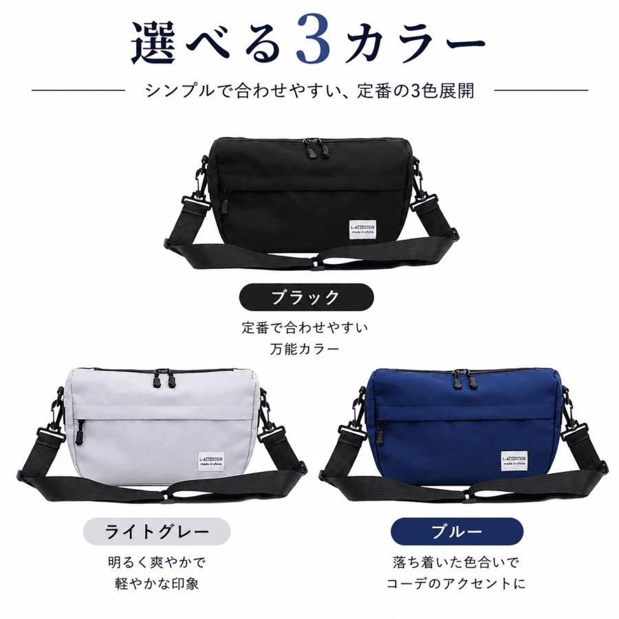 ショルダーバッグ メンズ レディース ボディバッグ ウエストポーチ 斜め掛け 軽量 10代 20代 30代 40代 | ブランド登録なし | 09