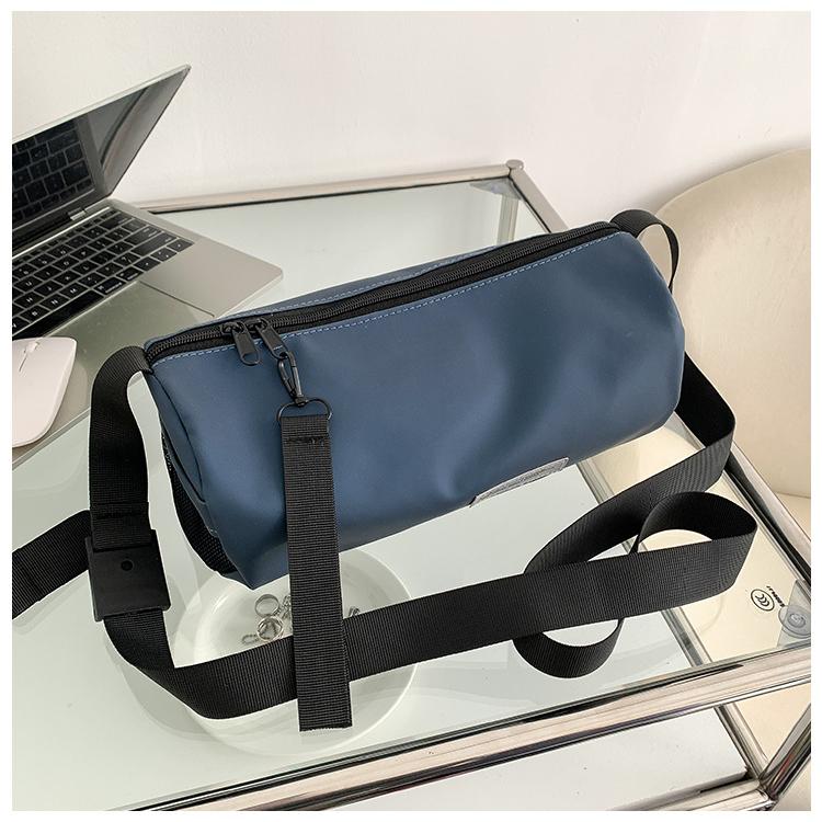 ショルダーバッグ 大きめ ファスナー レディース メンズ スポーツ レジャー 円筒 斜め掛け 軽量 10代 20代 30代 40代 | ブランド登録なし | 15