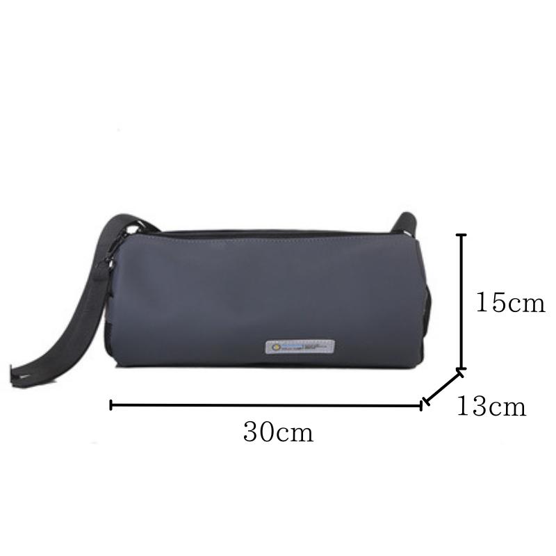 ショルダーバッグ 大きめ ファスナー レディース メンズ スポーツ レジャー 円筒 斜め掛け 軽量 10代 20代 30代 40代 | ブランド登録なし | 16