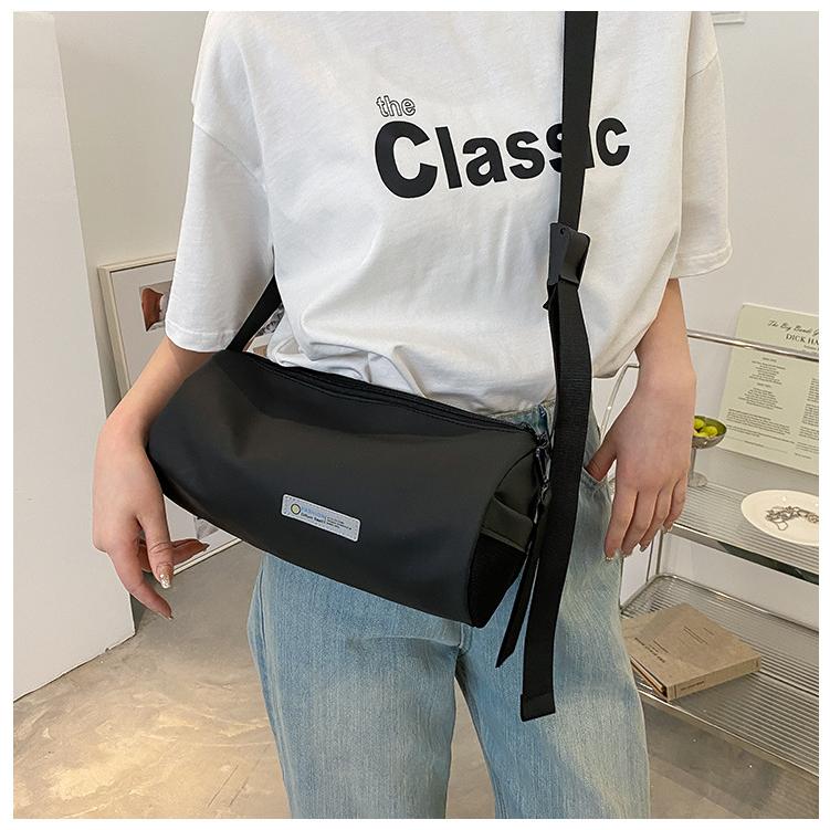 ショルダーバッグ 大きめ ファスナー レディース メンズ スポーツ レジャー 円筒 斜め掛け 軽量 10代 20代 30代 40代 | ブランド登録なし | 09