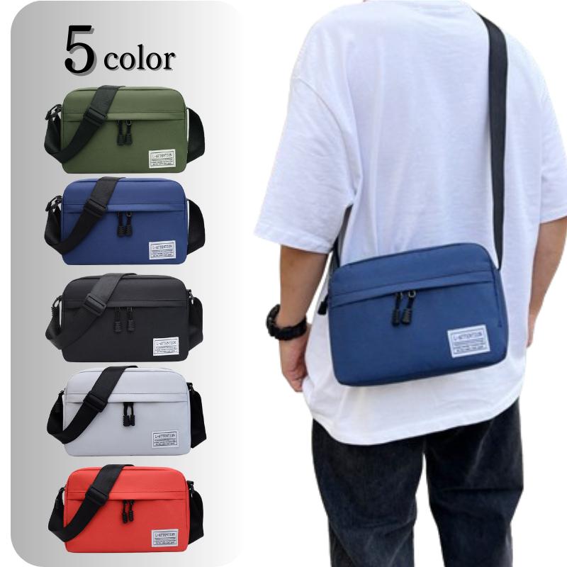 ショルダーバッグ メンズ レディース ボディバッグ ウエストポーチ 斜め掛け 軽量 ミニショルダー 10代 20代 30代 40代 | ブランド登録なし
