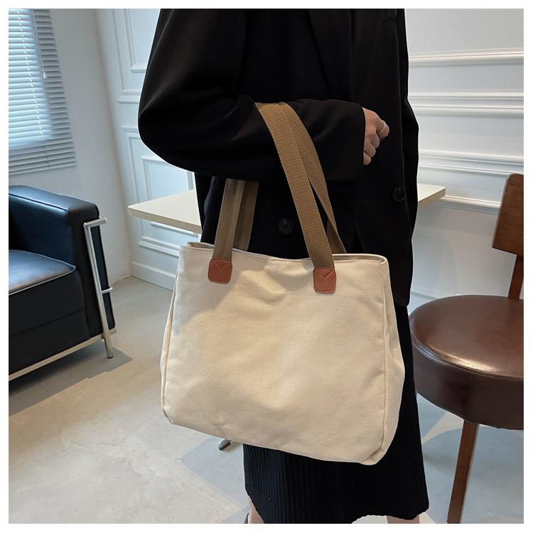 トートバッグ レディース 軽量 メンズ シンプル 手提げ かばん カジュアル 人気 通勤 鞄 無地 | ブランド登録なし | 04