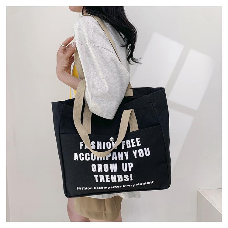 トートバッグ レディース 軽量 メンズ ショルダーバッグ A4 ファスナー付き 手提げ かばん カジュアル 人気 カバン 通勤 鞄 | ブランド登録なし | 01