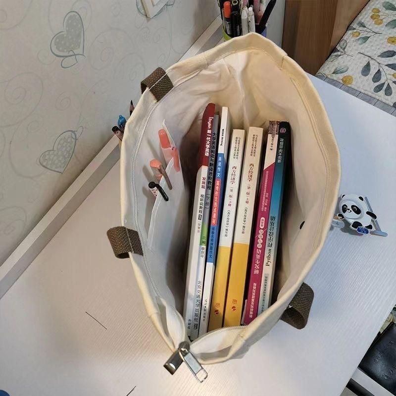 トートバッグ レディース 軽量 メンズ ショルダーバッグ A4 ファスナー付き 手提げ かばん カジュアル 人気 カバン 通勤 鞄 | ブランド登録なし | 12