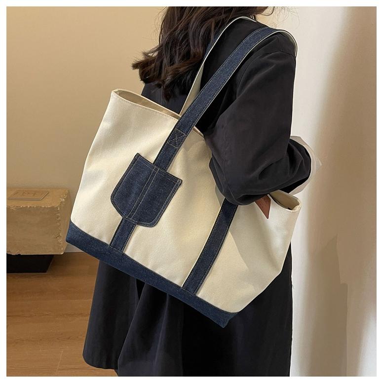 トートバッグ 帆布 A4 レディース 軽い 手提げ かばん カジュアル 通勤 通学 鞄 キャンバス | ブランド登録なし | 13