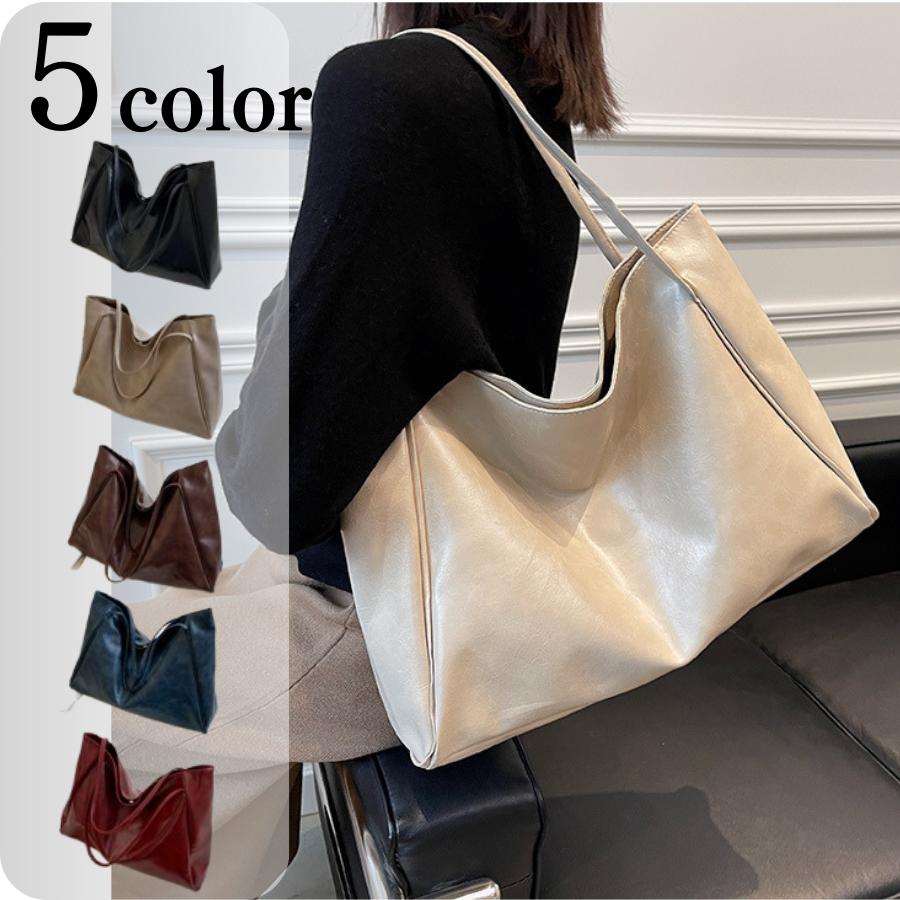 トートバッグ レディース 軽量 メンズ 手提げ レザー かばん カジュアル 人気 カバン 通勤 鞄 | ブランド登録なし