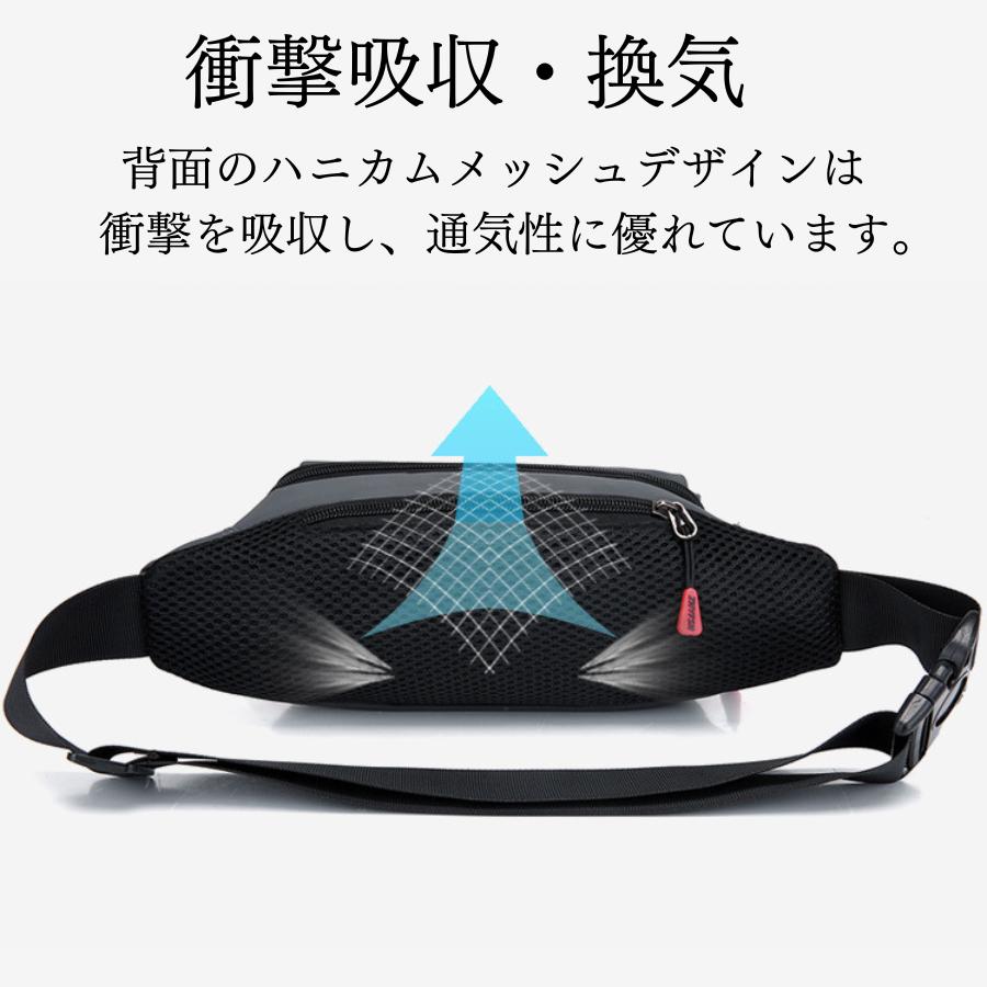 ボディバッグ レディース メンズ 軽い 撥水 ウエストバッグ ショルダーバッグ 斜めがけ 男女兼用 | ブランド登録なし | 09