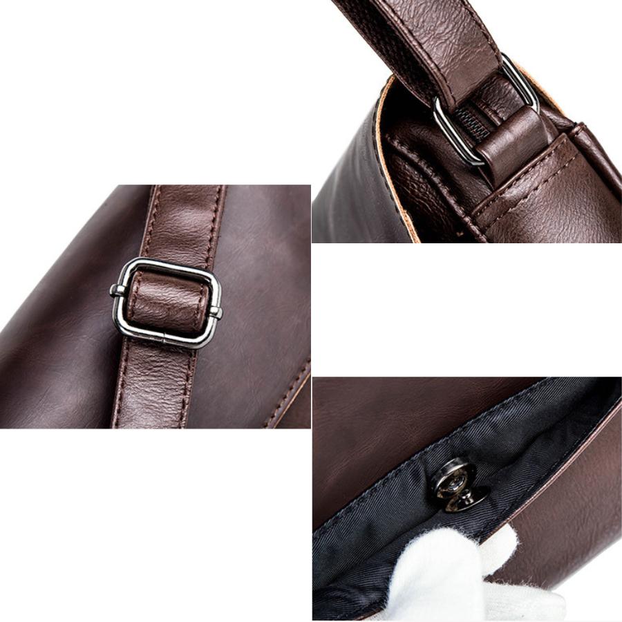 ショルダーバッグ メンズ 革 斜めがけ 軽量 レディース レザー ミニバッグ コンパクト 小物入れ | ブランド登録なし | 09