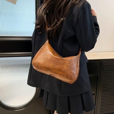 ショルダーバッグ レディース 軽い レザー 軽量 メンズ ファスナー付き かばん カジュアル 人気 カバン 鞄 | ブランド登録なし | 04