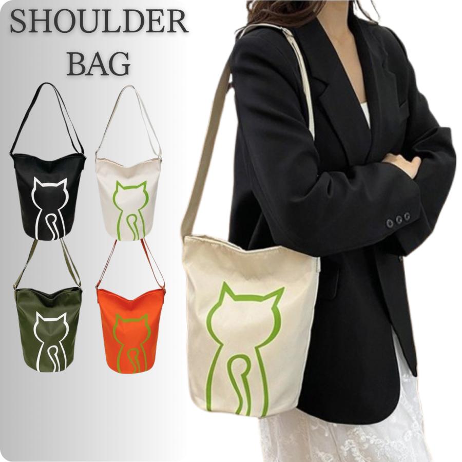 ショルダーバッグ 小さめ 斜めがけ ネコ 軽量 メンズ ミニバッグ コンパクト 小物入れ 散歩 猫 | ブランド登録なし