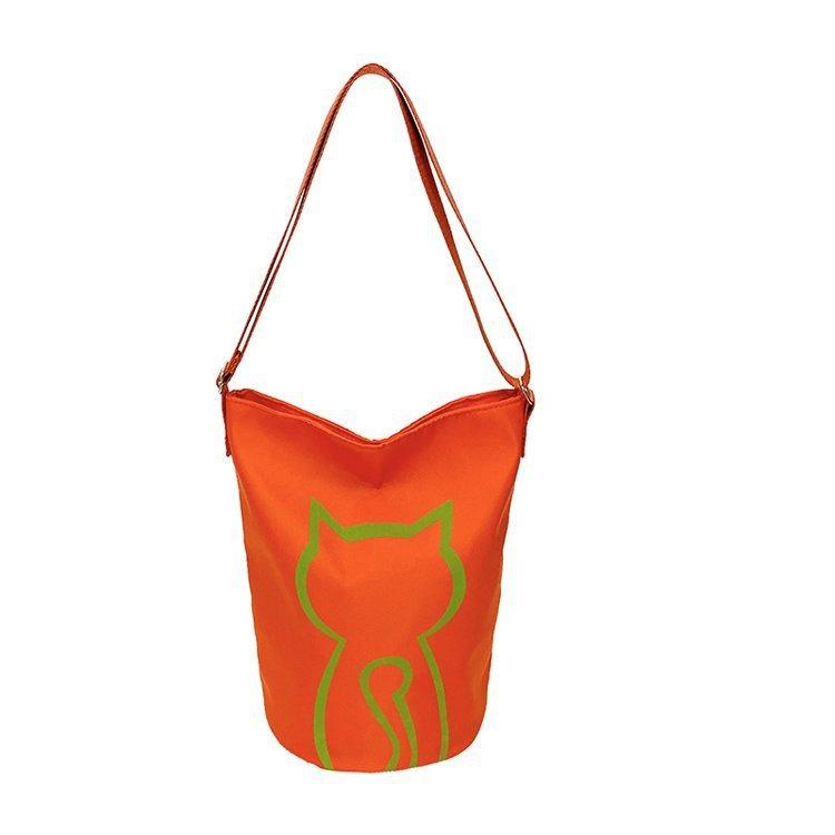 ショルダーバッグ 小さめ 斜めがけ ネコ 軽量 メンズ ミニバッグ コンパクト 小物入れ 散歩 猫 | ブランド登録なし | 08