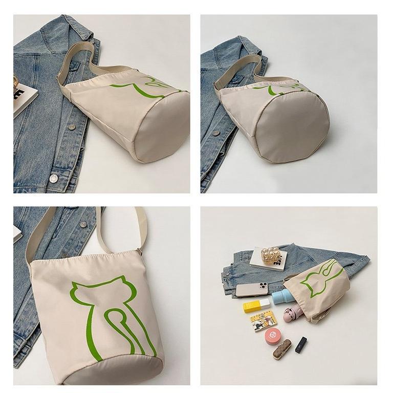 ショルダーバッグ 小さめ 斜めがけ ネコ 軽量 メンズ ミニバッグ コンパクト 小物入れ 散歩 猫 | ブランド登録なし | 09