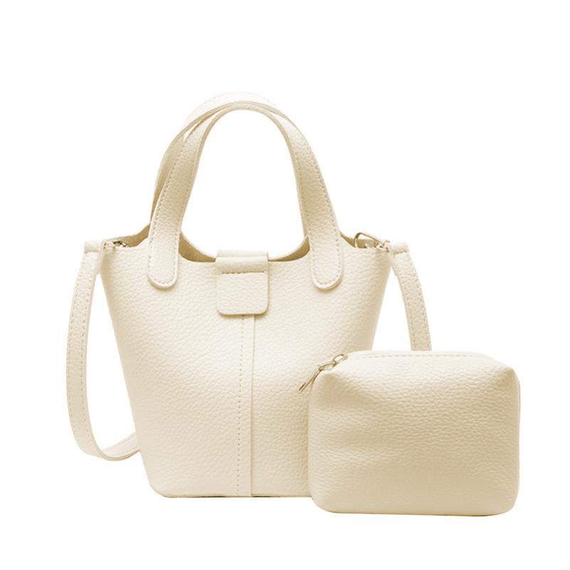 ハンドバッグ 小さめ レディース ショルダーバッグ バケツバッグ 2way レザー | ブランド登録なし | 02